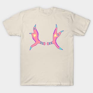 Painted Moose Antlers T-Shirt